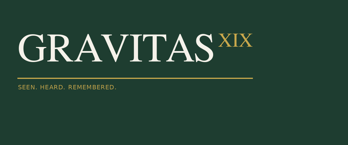 Gravitas XIX